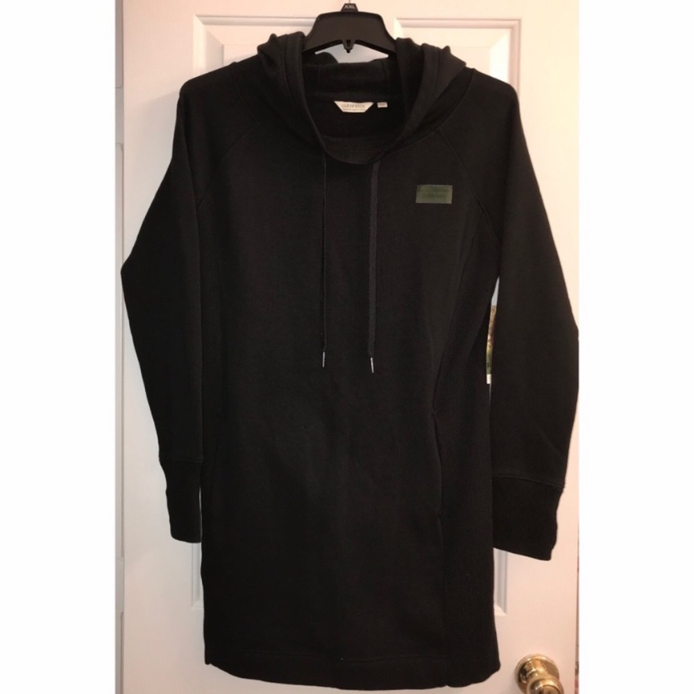 Black Earth Yoga Dress Hoodie